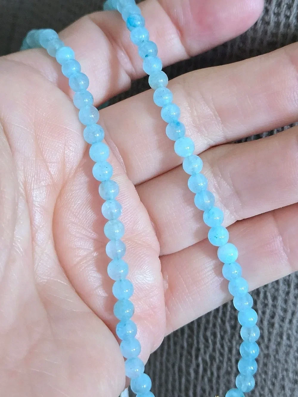 MacRae & Co. Blue Quartz with Charm Duo✌️ Necklace - NWT